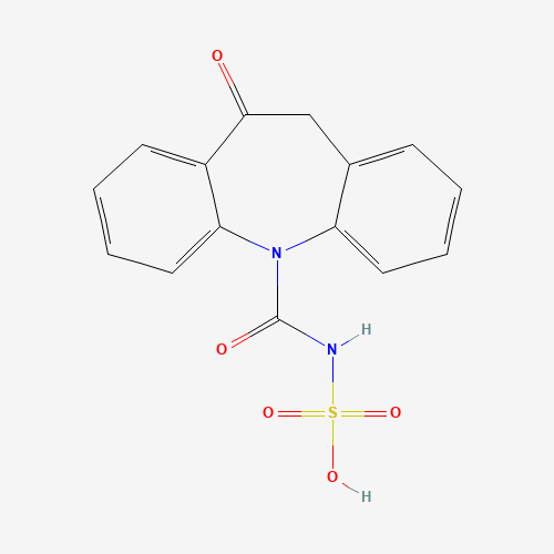 Oxcarbazepine N-Sulfate (CAS: 1159977-54-4) - Chemical Structure and Molecular Formula 