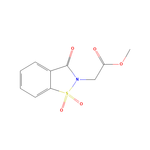 3-Oxo-1,2-benzoisothiazoline-2-acetic Acid Methyl Ester 1,1-Dioxide (CAS: 6639-62-9) - Related Chemical Product