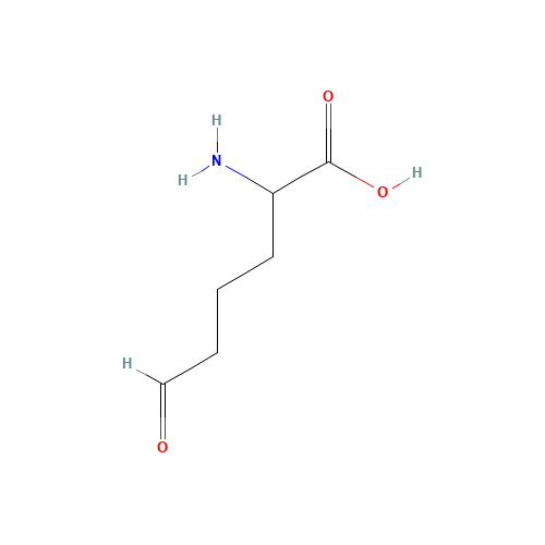 6-Oxo DL-Norleucine (CAS: 1962-83-0) - Chemical Structure and Molecular Formula 