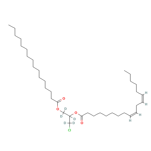 rac-1-Palmitoyl-2-linoleoyl-3-chloropropanediol-d5 (CAS: 1246833-66-8) - Related Chemical Product
