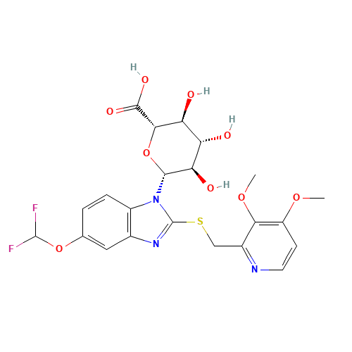 Pantoprazole Sulfide-b-D-glucuronide (CAS: 867300-67-2) - Related Chemical Product