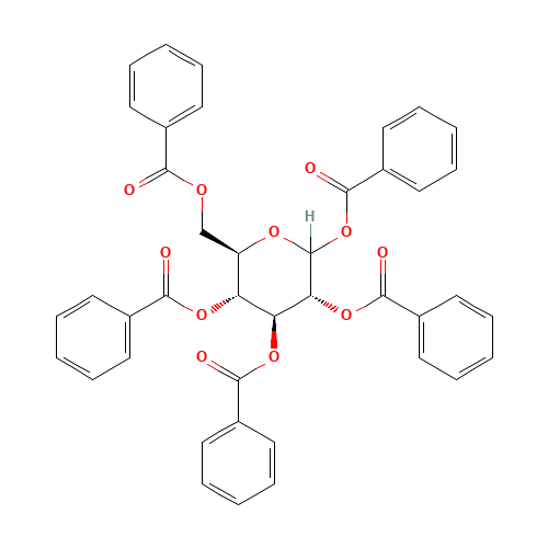 1,2,3,4,6-Penta-O-benzoyl-D-glucopyranoside (CAS: 3006-49-3) - Related Chemical Product