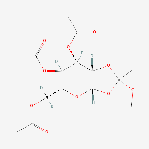 2,3,4,6,6'-Pentadeuterio-3,4,6-ri-O-acetyl-b-D-mannopyranose 1,2-(Methyl Orthoacetate) (CAS: 384342-60-3) - Related Chemical Product