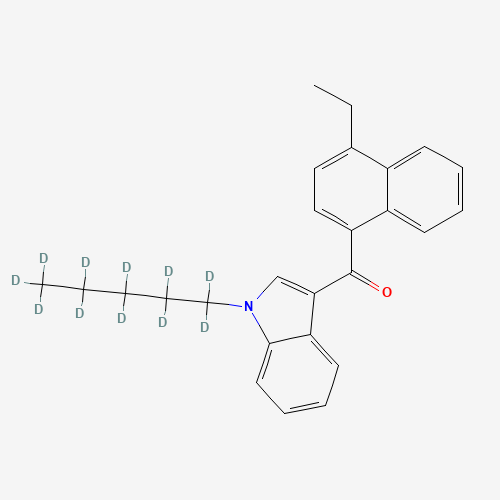 1-(Pentyl-d11)-3-(4-ethyl-naphthoyl)indole (CAS: 1346604-33-8) - Related Chemical Product