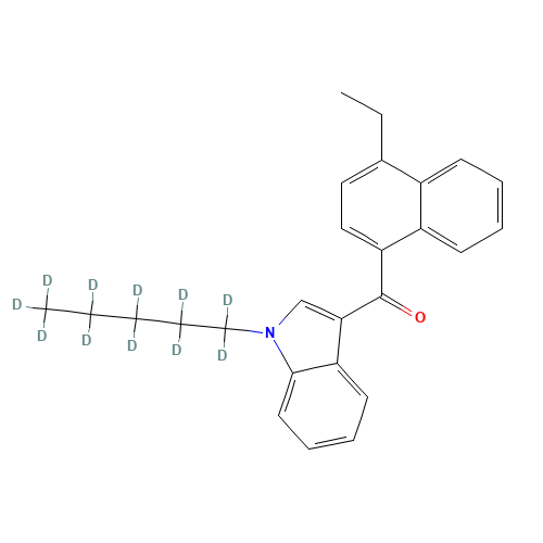 1-(Pentyl-d11)-3-(4-ethyl-naphthoyl)indole (CAS: 1346604-33-8) - Related Chemical Product
