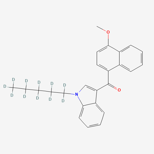 1-(Pentyl-d11)-3-(4-methoxynaphthoyl)indole (CAS: 1346602-60-5) - Related Chemical Product