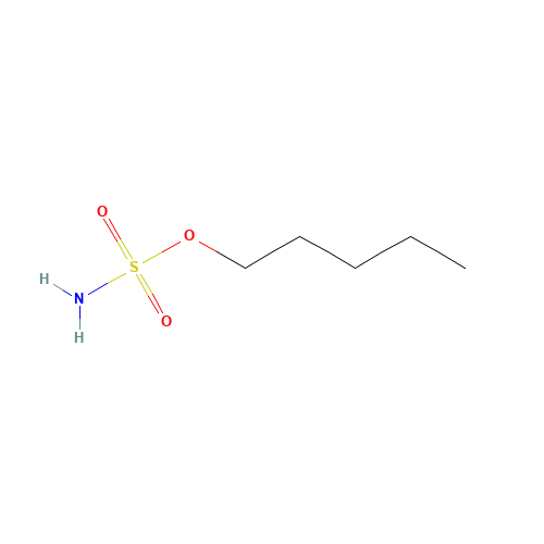 Pentyl sulfamate (CAS: 637772-35-1) - Chemical Structure and Molecular Formula 