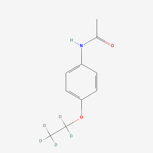 Phenacetin-d5 (CAS: 69323-74-6) - Chemical Structure and Molecular Formula 