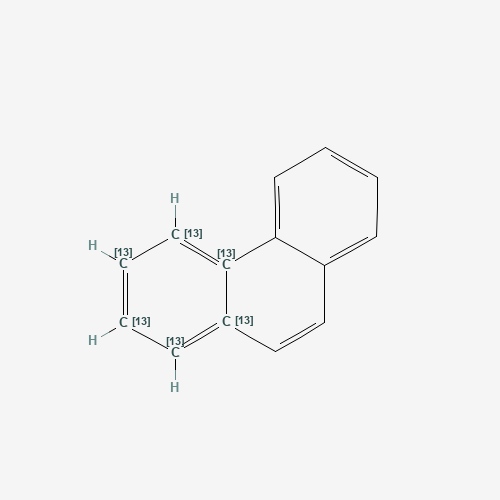 Phenanthrene-13C6 (CAS: 1189955-53-0) - Chemical Structure and Molecular Formula 