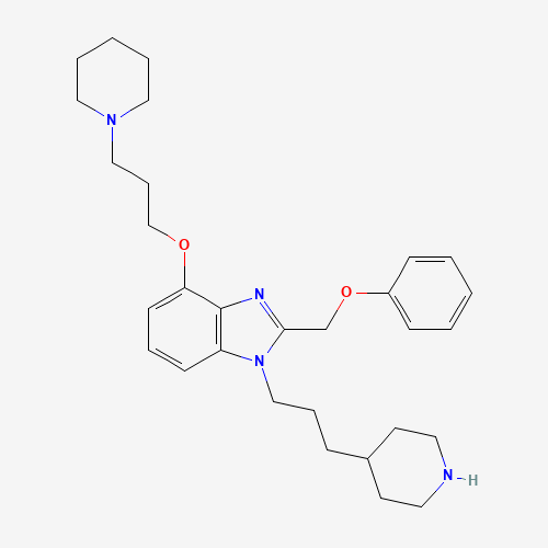 2-(Phenoxymethyl)-4-[3-(1-piperidinyl)propoxy]-1-[3-(4-piperidinyl)propyl]- (CAS: 226416-58-6) - Related Chemical Product