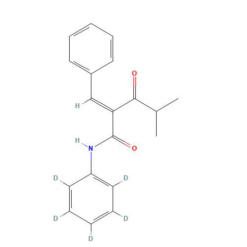 N-4-Phenyl a-Benzylidene-d5 Isobutyrylacetamide (CAS: 265989-32-0) - Related Chemical Product