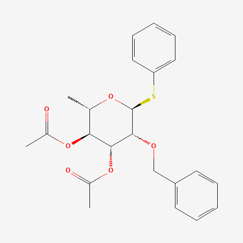 Phenyl 3,4-Di-O-acetyl-a-O-benzyl-1-thio-a-L-rhamnopyranoside (CAS: 849938-20-1) - Related Chemical Product