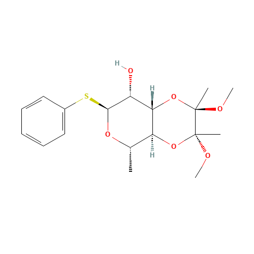 Phenyl 3,4-O-(2,3-Dimethoxybutan-2,3-diyl)-1-thio-a-L-rhamnopyranoside (CAS: 202824-32-6) - Related Chemical Product