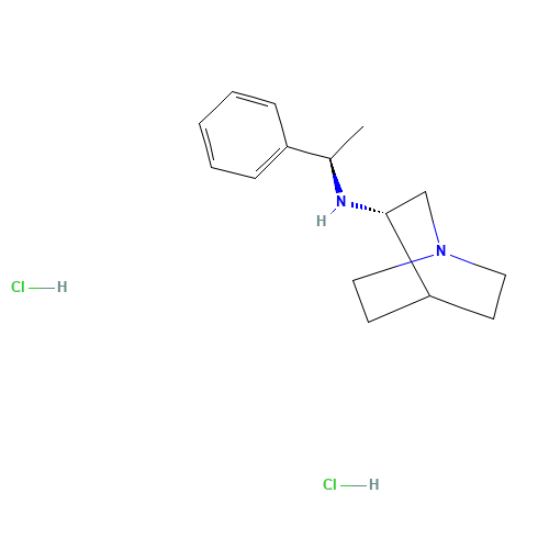 (3S)-N-[(1R)-1-Phenylethyl]-1-azabicyclo[2.2.2]octan-3-amine Dihydrochloride (CAS: 128311-06-8) - Related Chemical Product