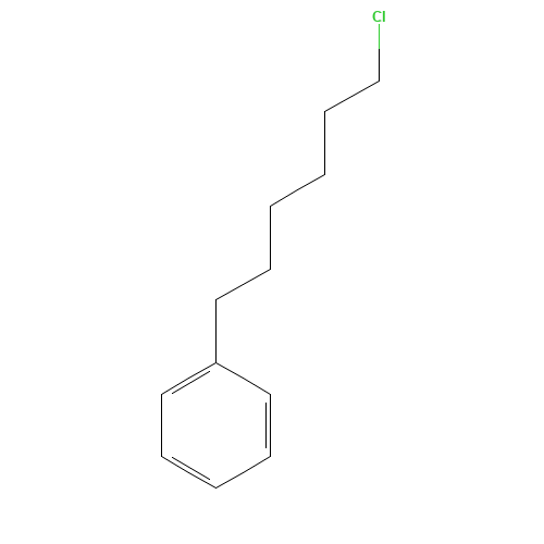 6-Phenylhexylchloride (CAS: 56644-06-5) - Chemical Structure and Molecular Formula 