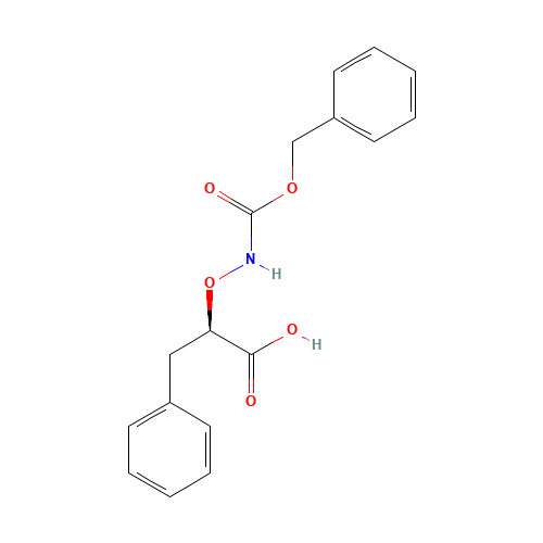 (R)-a-[[[(Phenylmethoxy)carbonyl]amino]oxy]-benzenepropanoic Acid (CAS: 49857-06-9) - Chemical Structure and Molecular Formula 