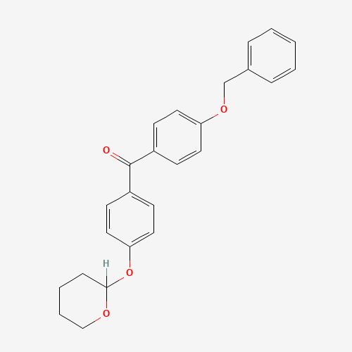 [4-(Phenylmethoxy)phenyl][4-[(tetrahydro-2H-pyran-2-yl)oxy]phenyl]-methanone (CAS: 176671-74-2) - Related Chemical Product