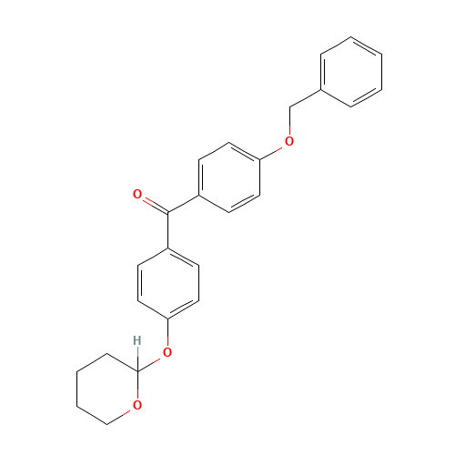 [4-(Phenylmethoxy)phenyl][4-[(tetrahydro-2H-pyran-2-yl)oxy]phenyl]-methanone (CAS: 176671-74-2) - Related Chemical Product