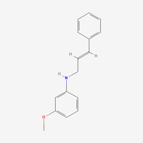 N-(3-Phenyl-2-propenyl)-3-methoxyaniline (CAS: 1076199-32-0) - Related Chemical Product