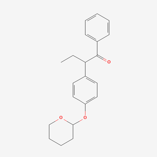 1-Phenyl-2-[4-[(tetrahydro-2H-pyran-2-yl)oxy]phenyl]- (CAS: 82413-31-8) - Related Chemical Product