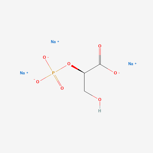 D-(+)-2-Phosphoglyceric Acid Sodium Hydrate (CAS: 70195-25-4) - Chemical Structure and Molecular Formula 
