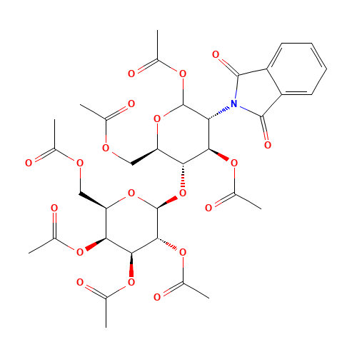 2-Phthalimidolactosamine, Heptaacetate (Mixture of Isomers) (CAS: 129647-37-6) - Related Chemical Product