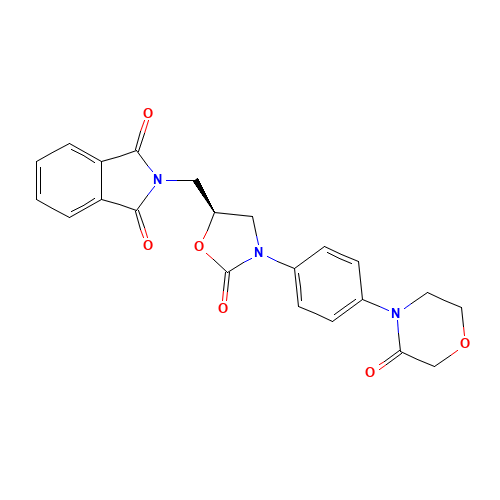 4-[4-[(5S)-5-Phthalimidomethyl-2-oxo-3-oxazolidinyl]phenyl]-3-morpholinone (CAS: 446292-08-6) - Related Chemical Product