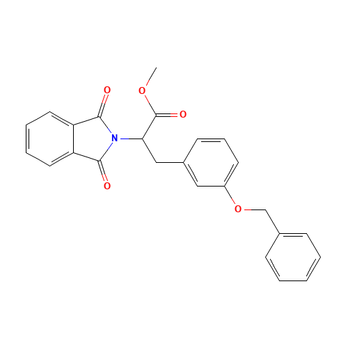 2-Phthalimidyl-3-(3'-benzoxyphenyl)propionic Acid Methyl Ester (CAS: 1076199-34-2) - Related Chemical Product
