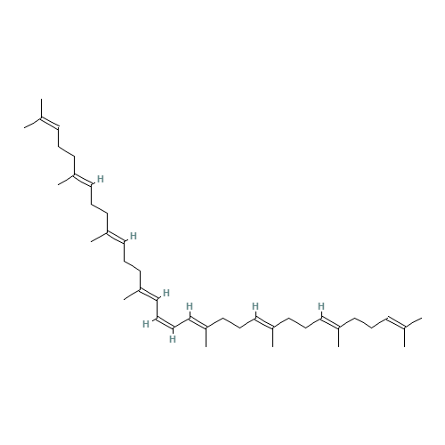 15-cis-Phytoene (90%) (CAS: 13920-14-4) - Chemical Structure and Molecular Formula 
