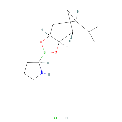(1R,2R,3S,5R)-Pinanediol Pyrrolidine-2R-boronate Hydrochloride (CAS: 149716-72-3) - Related Chemical Product