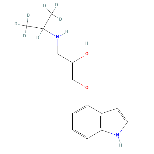 Pindolol-d7 (CAS: 1185031-19-9) - Related Chemical Product