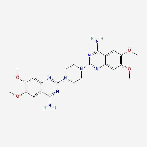 2,2'-(1,4-Piperazinediyl)bis[6,7-dimethoxy-4-quinazolinamine] (CAS: 102839-00-9) - Related Chemical Product