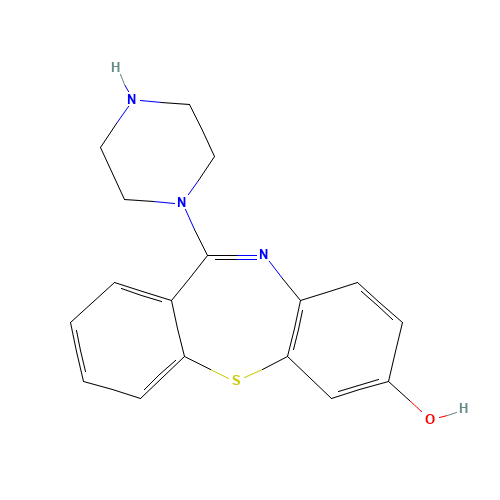 11-(1-Piperazinyl)-dibenzo[b,f][1,4]thiazepin-7-ol (CAS: 232597-73-8) - Related Chemical Product