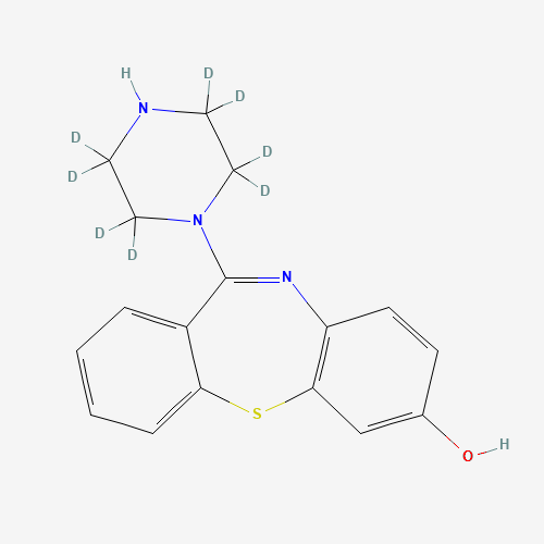 11-(1-Piperazinyl-d8)-dibenzo[b,f][1,4]thiazepin-7-ol (CAS: 1246819-53-3) - Related Chemical Product