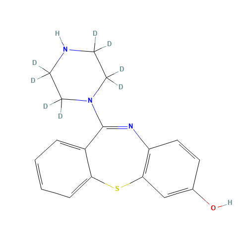 11-(1-Piperazinyl-d8)-dibenzo[b,f][1,4]thiazepin-7-ol (CAS: 1246819-53-3) - Related Chemical Product