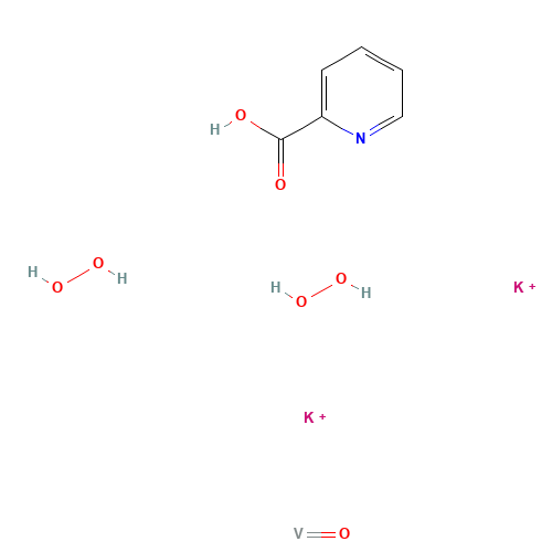 Potassium Bisperoxo(pyridine-2-carboxylato)oxovanadate (CAS: 68782-46-7) - Related Chemical Product