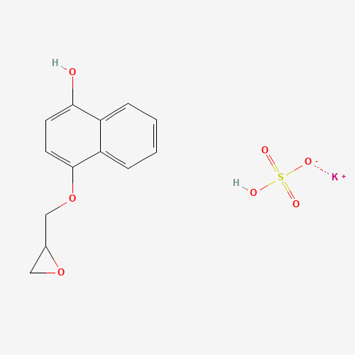 Potassium 1-(2,3-Epoxypropoxy)-4-naphthol Sulfate (CAS: 95648-12-7) - Related Chemical Product