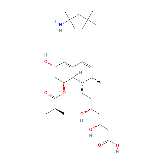 Pravastatin 1,1,3,3-Tetramethylbutylamine (CAS: 151006-14-3) - Related Chemical Product