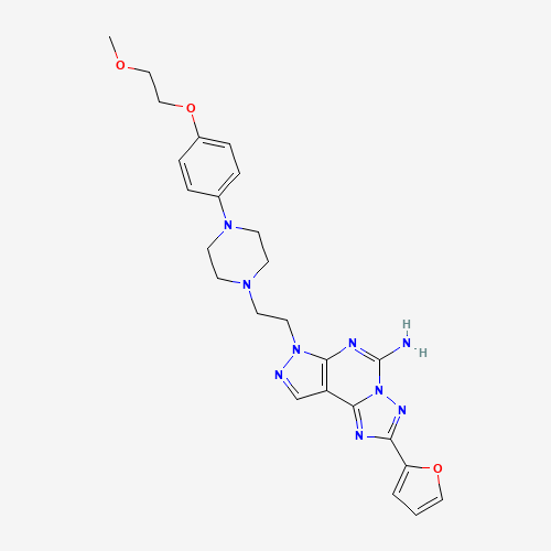 Preladenant (CAS: 377727-87-2) - Chemical Structure and Molecular Formula 