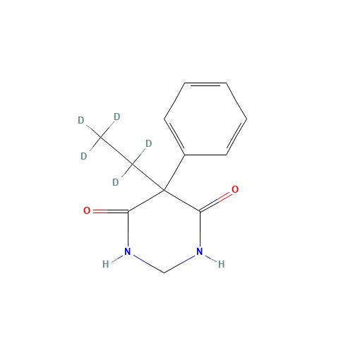 Primidone-d5 (CAS: 73738-06-4) - Chemical Structure and Molecular Formula 