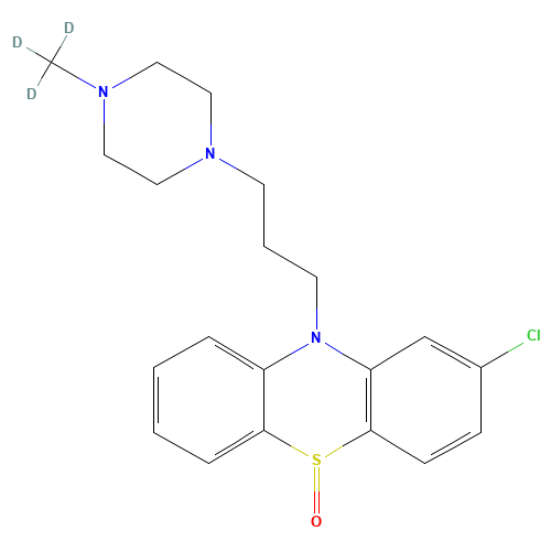 Prochlorperazine Sulfoxide-d3 (CAS: 1189943-37-0) - Chemical Structure and Molecular Formula 