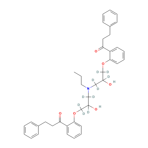 Propafenone Dimer Impurity-d10 (CAS: 1346602-27-4) - Related Chemical Product
