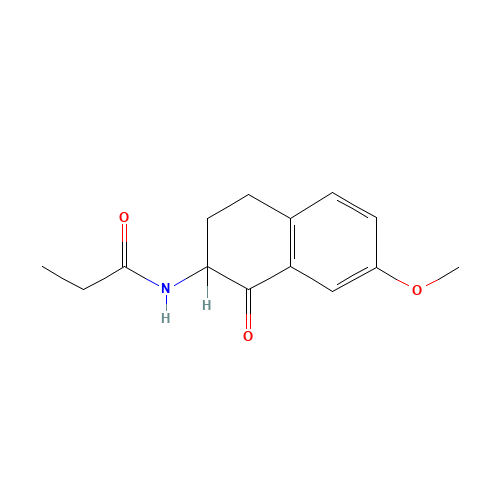 2-Propanamido-7-methoxy-3,4-dihydronaphthalen-1-(2H)-one (CAS: 88058-66-6) - Related Chemical Product