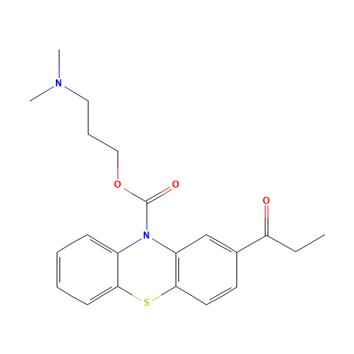 2-Propionyl Phenothiazine N-Carboxylic Acid 3-(Dimethylamino)propyl Ester (CAS: 1195865-71-4) - Related Chemical Product