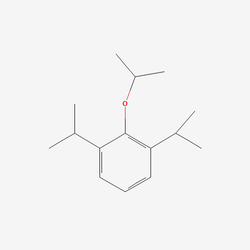 Propofol Isopropyl Ether (CAS: 141214-18-8) - Chemical Structure and Molecular Formula 