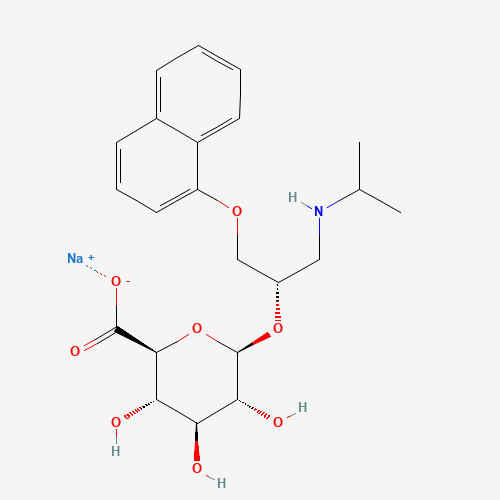(S)-Propranolol b-D-Glucuronide Sodium Salt (CAS: 87144-73-8) - Related Chemical Product