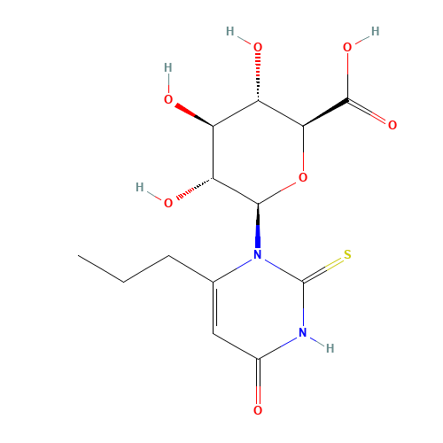 Propylthiouracil N-b-D-Glucuronide (CAS: 33987-24-5) - Related Chemical Product