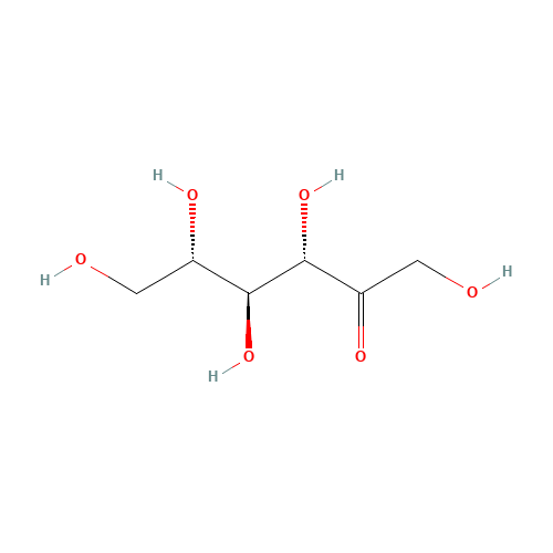 L-Psicose (CAS: 16354-64-6) - Chemical Structure and Molecular Formula 