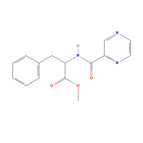 N-Pyrazinylcarbonyl-L-phenylalanine Methyl Ester (CAS: 73058-37-4) - Related Chemical Product