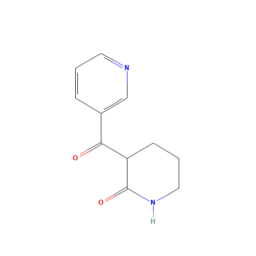 6-(3-Pyridinylcarbonyl)valerolactam (CAS: 144751-22-4) - Chemical Structure and Molecular Formula 